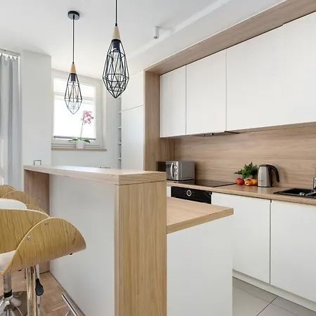 Spacious In Center With Air Conditioning And Desks By Renters Lägenhet Warszawa